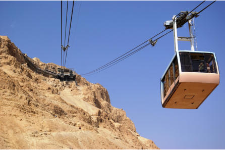 Masada - Na vrh se dolazi ičarom vicarskog proizvođača