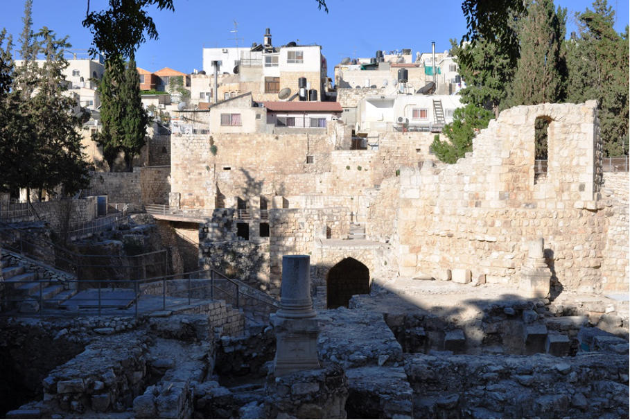 Jeruzalem - Bethesda (kuća bojeg milosrđa) u muslimanskoj četvrti u blizini Stjepanovih, lavljih ili ovčijih vrata