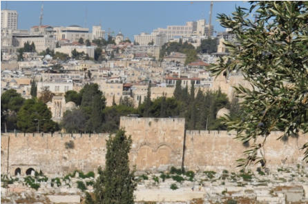 Jeruzalem - Zlatna vrata i muslimansko groblje